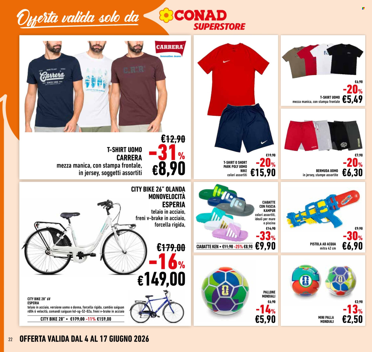 Leták Conad Superstore - 4.6.2026 - 13.6.2026. Strana 22