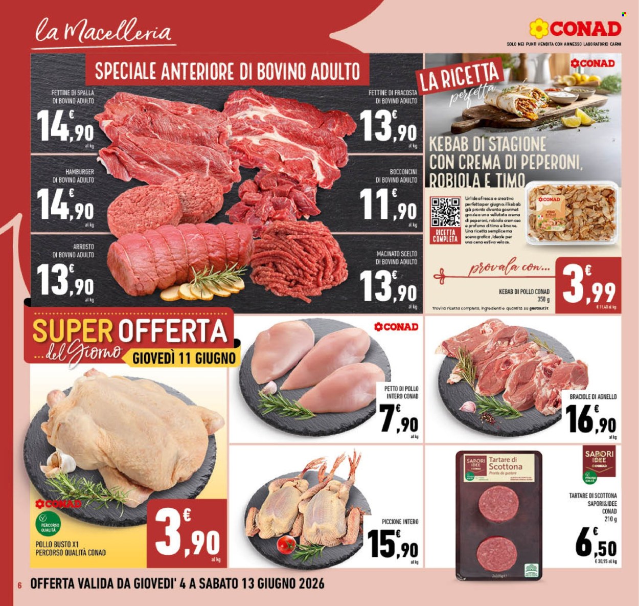 Volantino Conad - 4/6/2026 - 13/6/2026. Pagina 6