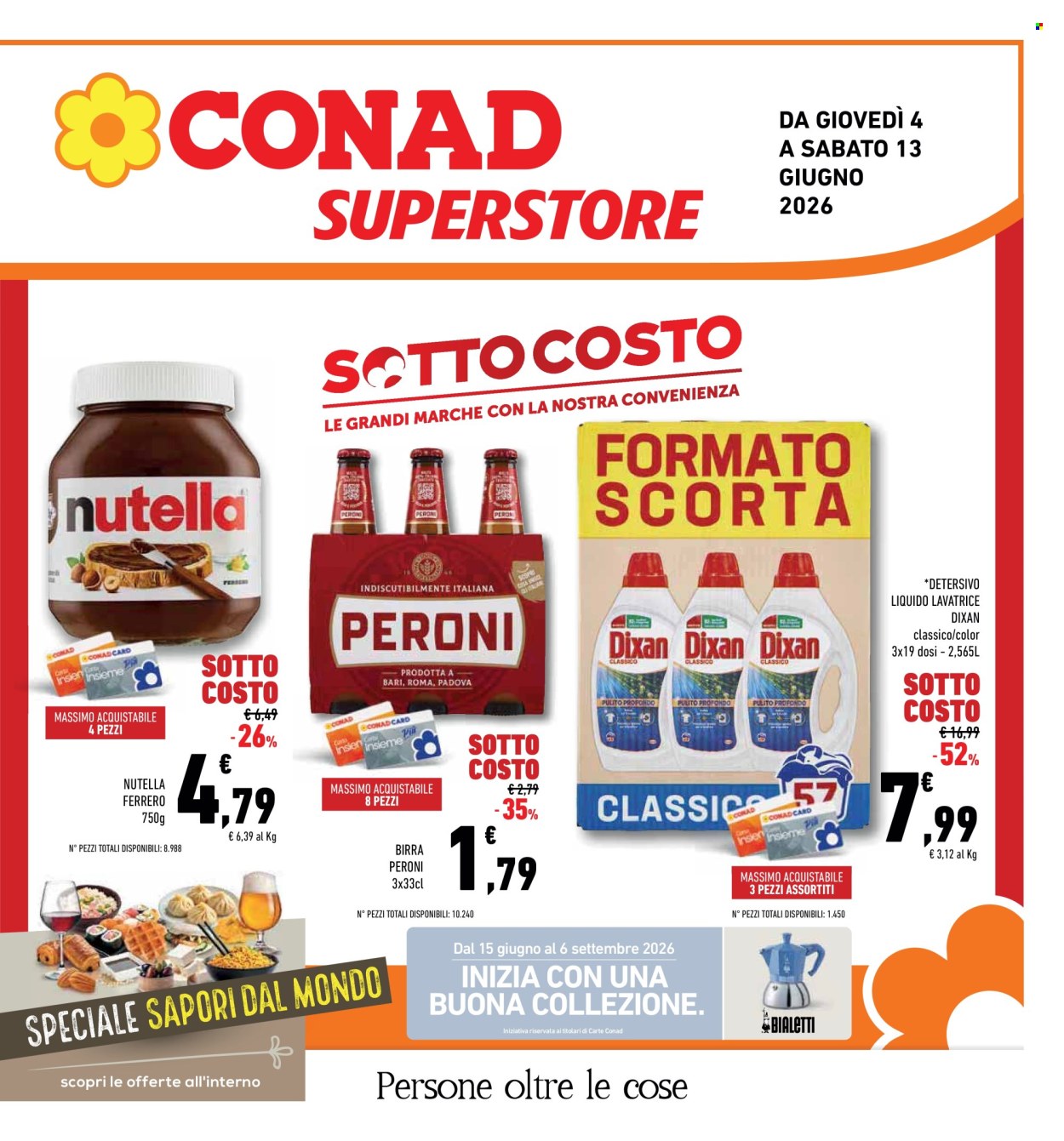 Volantino Conad Superstore - 4/6/2026 - 13/6/2026. Pagina 1