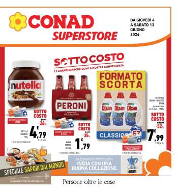 Volantino Conad Superstore - 4/6/2026 - 13/6/2026.