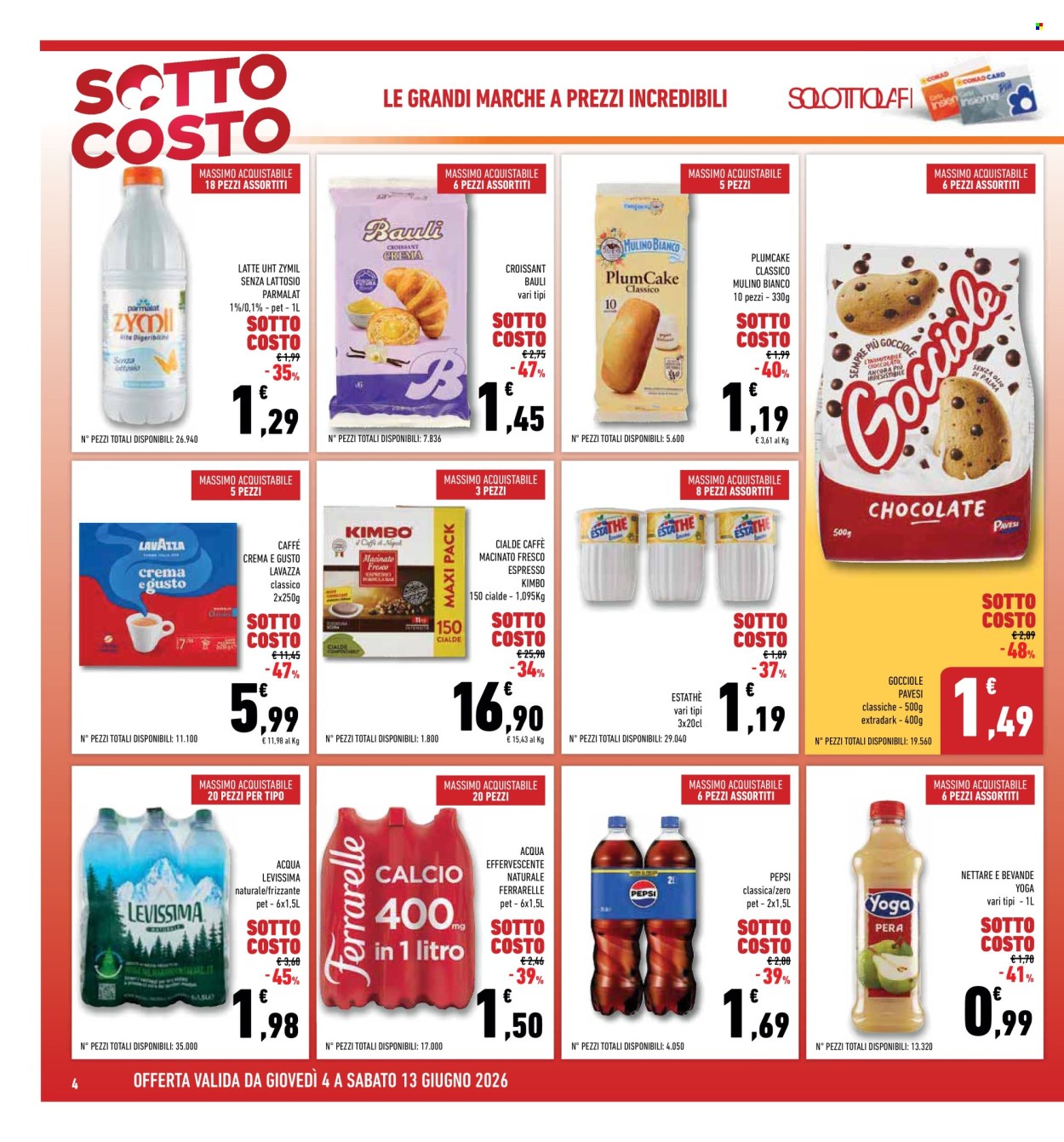 Volantino Conad Superstore - 4/6/2026 - 13/6/2026. Pagina 4