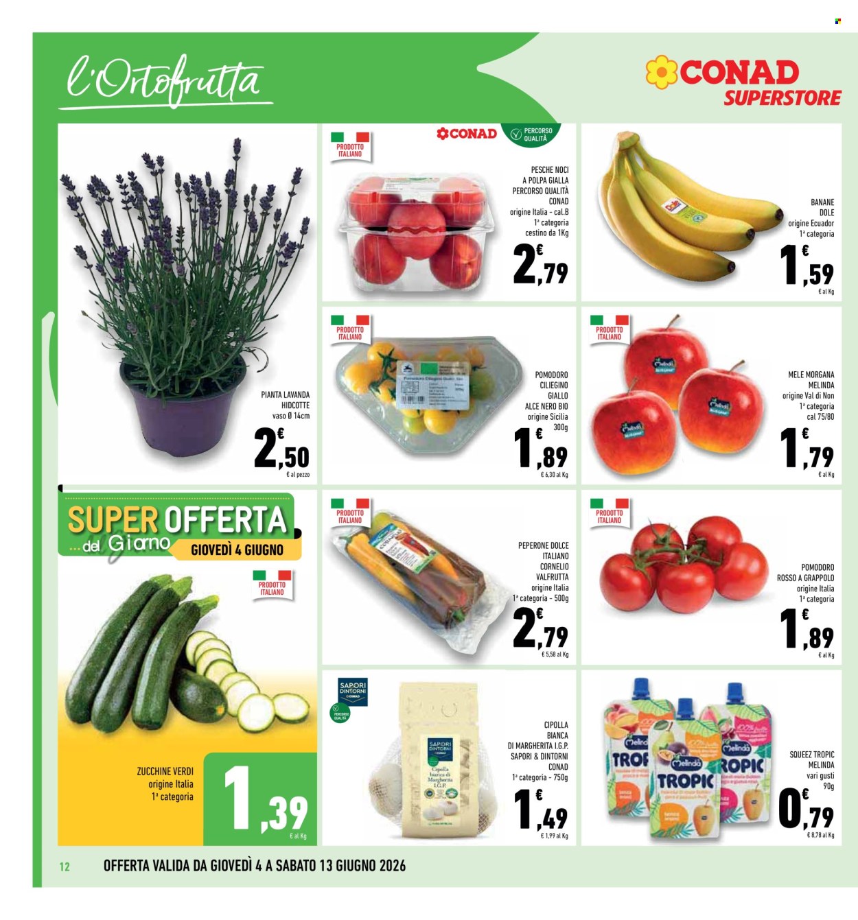 Leták Conad Superstore - 4.6.2026 - 13.6.2026. Strana 12