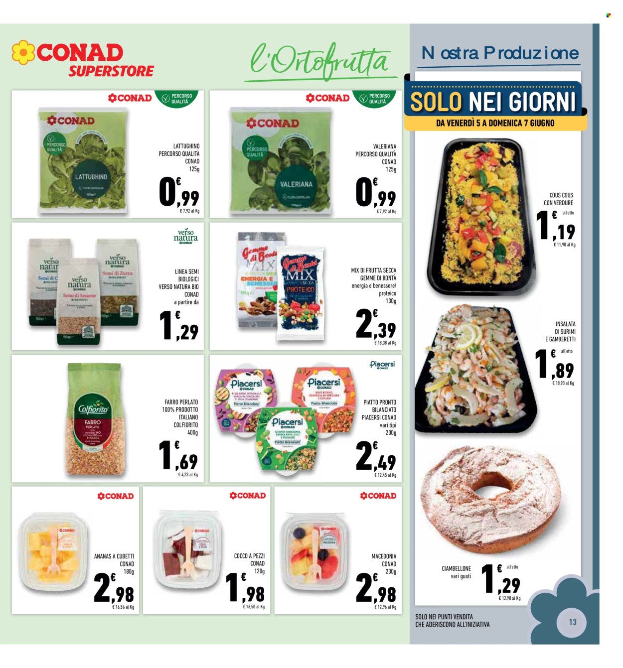 Volantino Conad Superstore - 4/6/2026 - 13/6/2026. Pagina 13