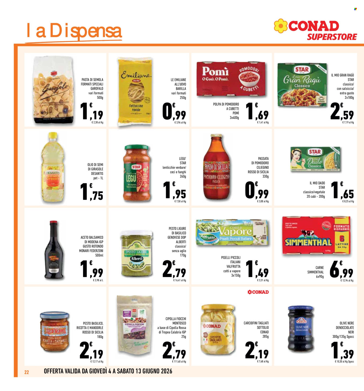 Volantino Conad Superstore - 4/6/2026 - 13/6/2026. Pagina 22