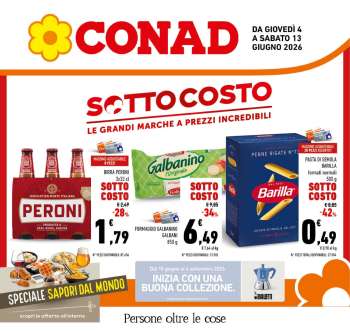Volantino Conad - 4/6/2026 - 13/6/2026.