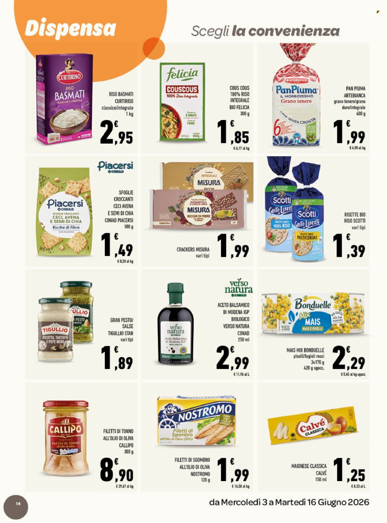 Leták TuDay Conad - 3.6.2026 - 16.6.2026. Strana 14