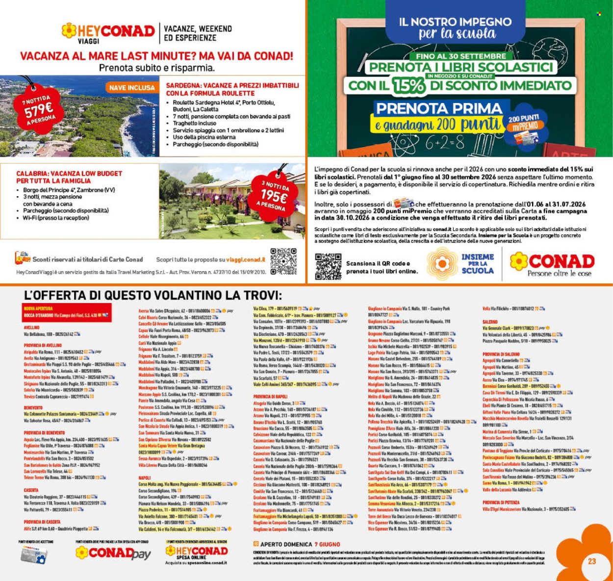 Volantino Conad - 4/6/2026 - 13/6/2026. Pagina 23