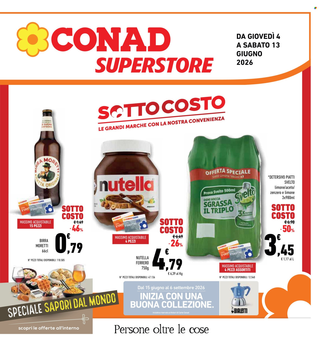Volantino Conad - 4/6/2026 - 13/6/2026. Pagina 1