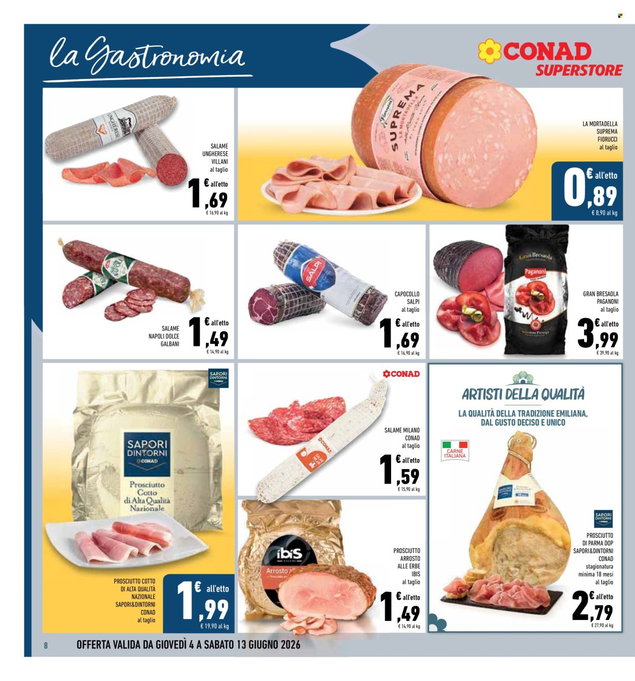 Leták Conad - 4.6.2026 - 13.6.2026. Strana 8
