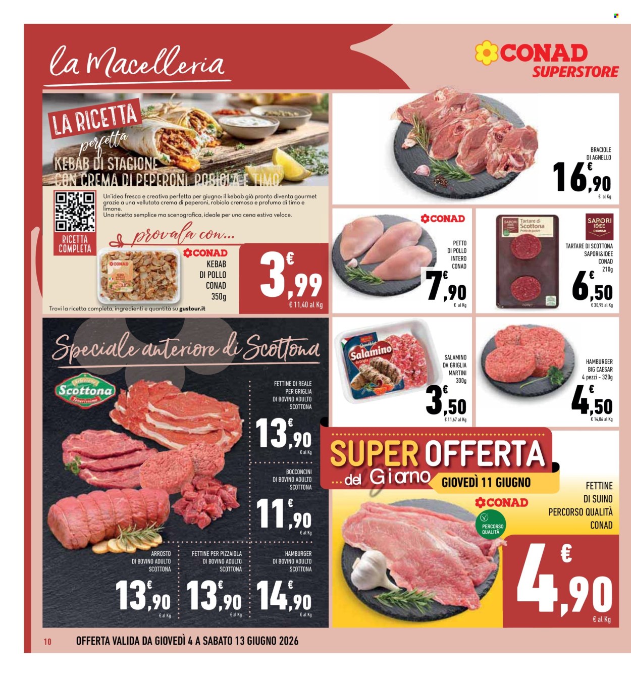 Leták Conad - 4.6.2026 - 13.6.2026. Strana 10