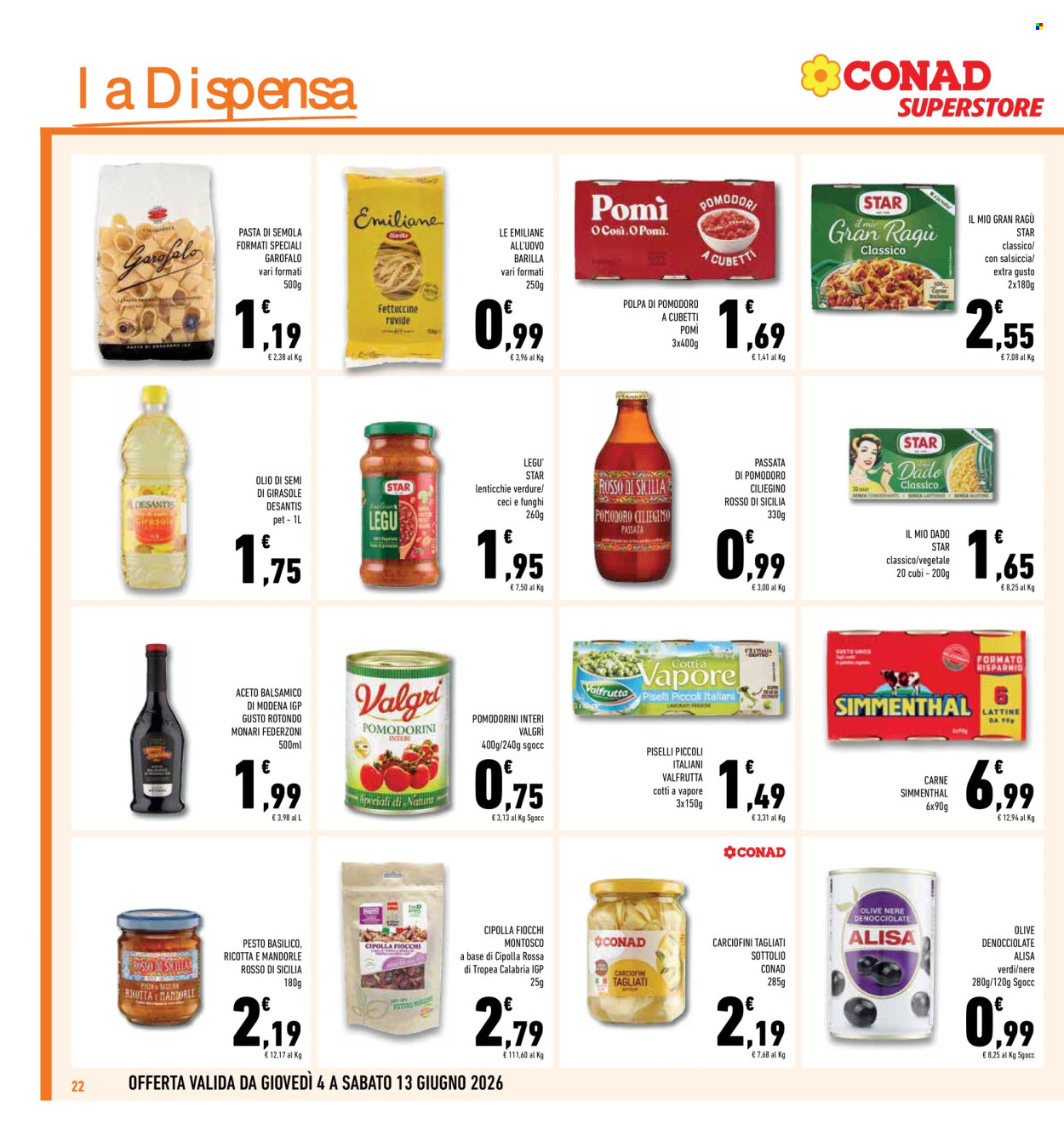 Volantino Conad - 4/6/2026 - 13/6/2026. Pagina 22