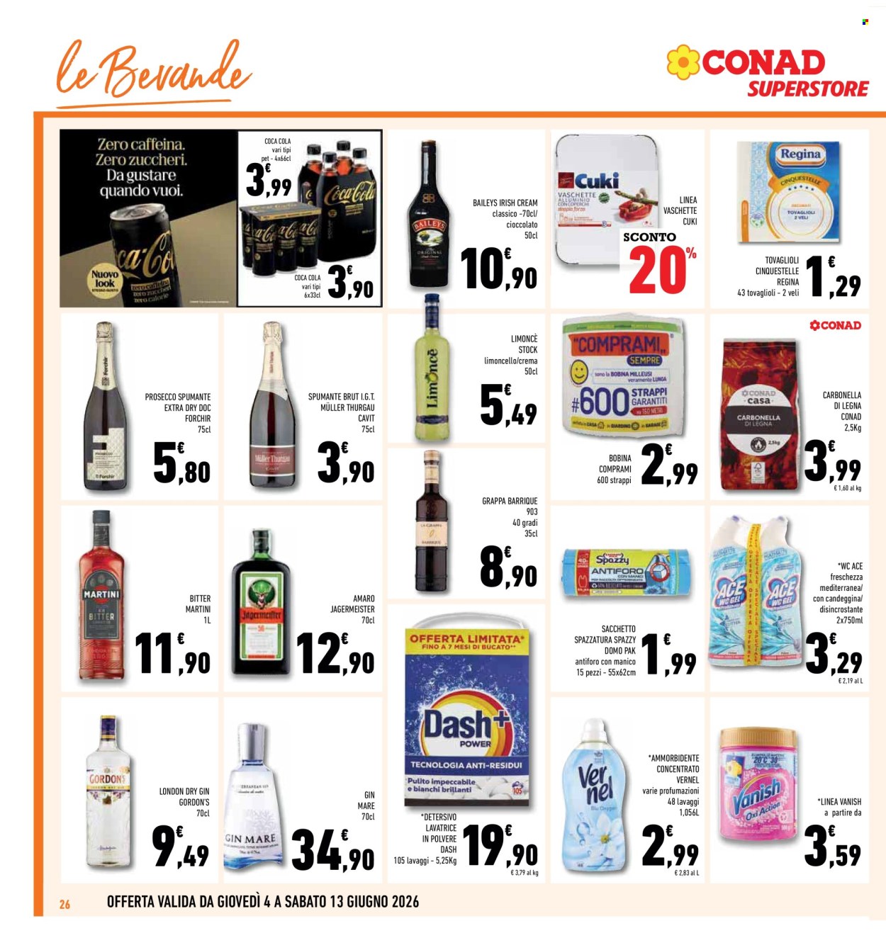 Volantino Conad - 4/6/2026 - 13/6/2026. Pagina 26