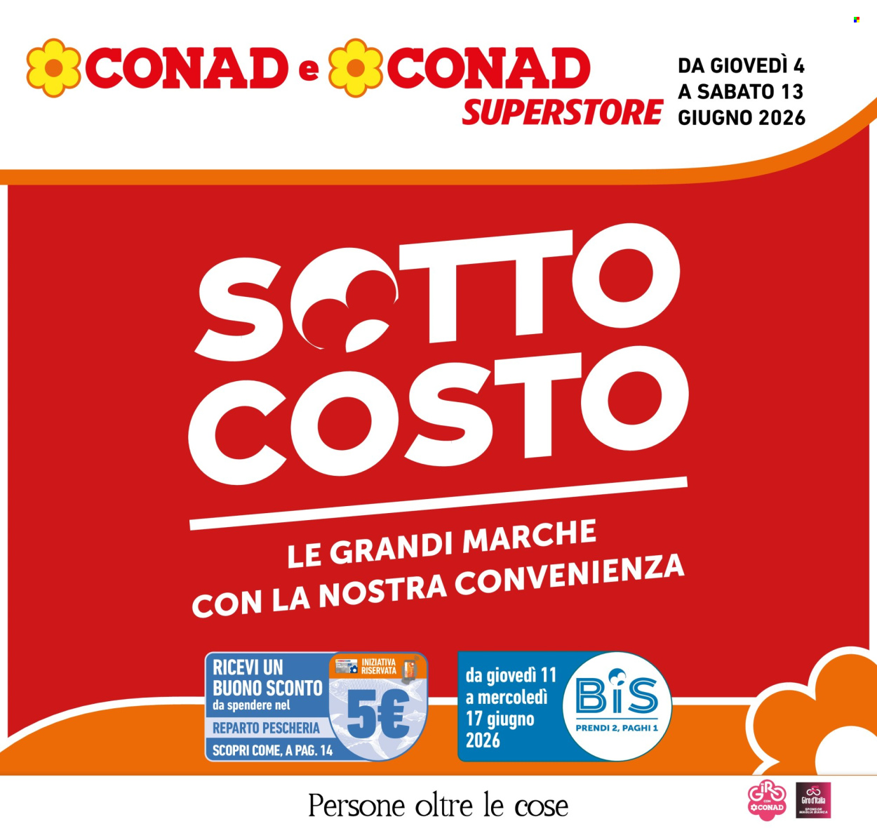 Volantino Conad Superstore - 4/6/2026 - 13/6/2026. Pagina 1