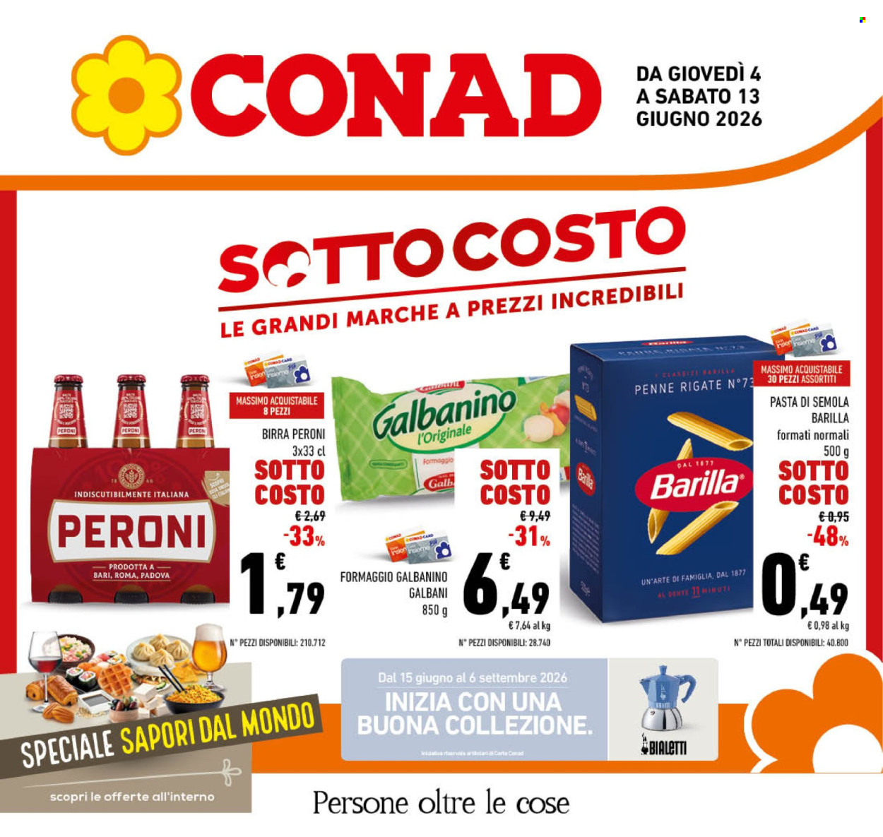Volantino Conad - 4/6/2026 - 13/6/2026. Pagina 1
