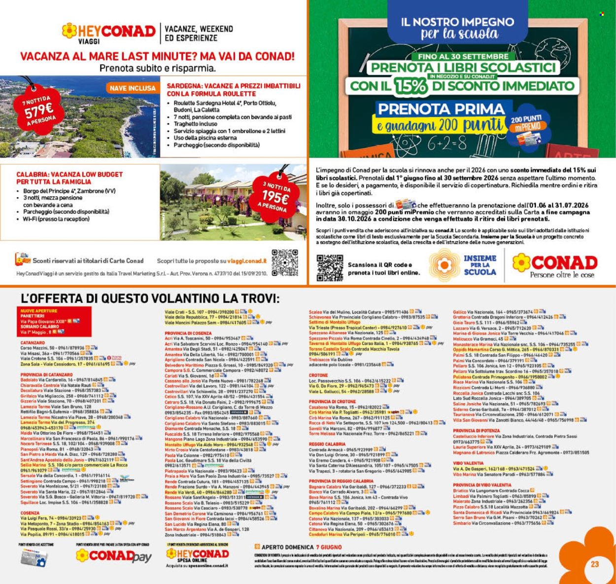 Volantino Conad - 4/6/2026 - 13/6/2026. Pagina 23