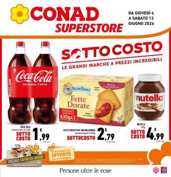 Volantino Conad Superstore - 4/6/2026 - 13/6/2026.