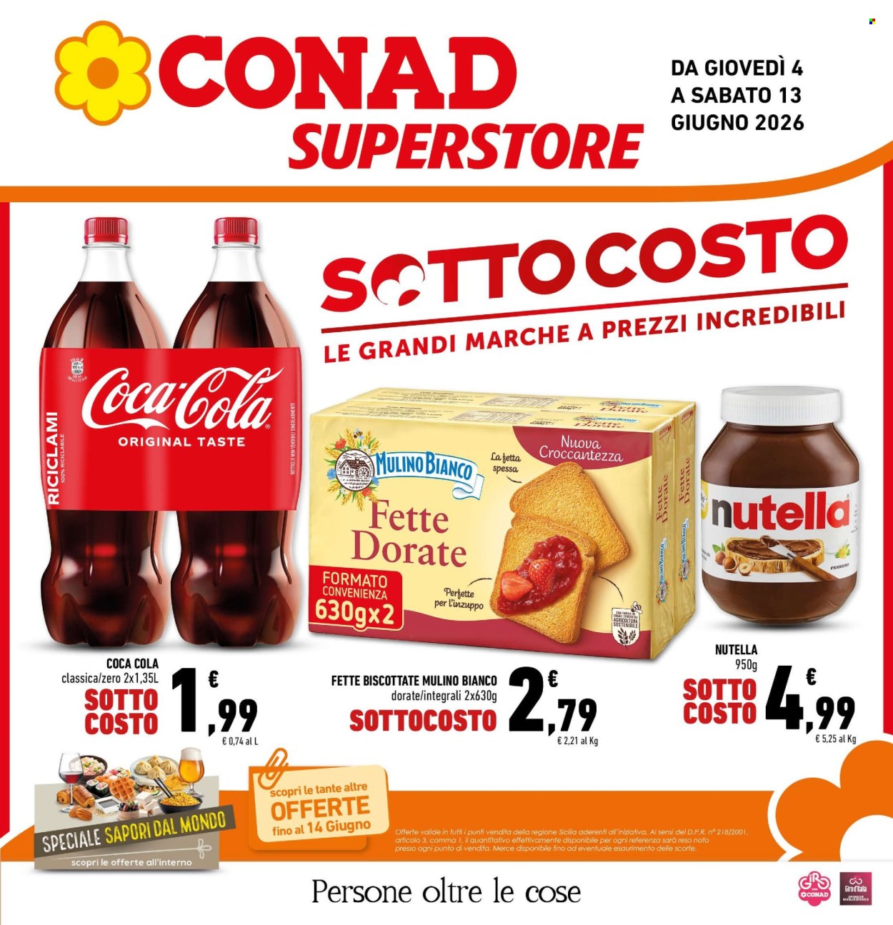Leták Conad Superstore - 4.6.2026 - 13.6.2026. Strana 1