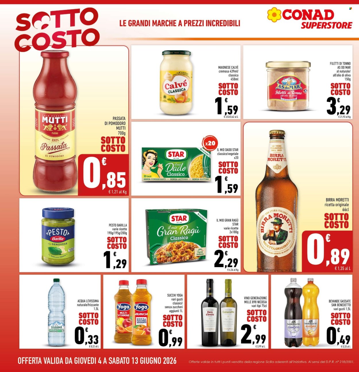Leták Conad Superstore - 4.6.2026 - 13.6.2026. Strana 4
