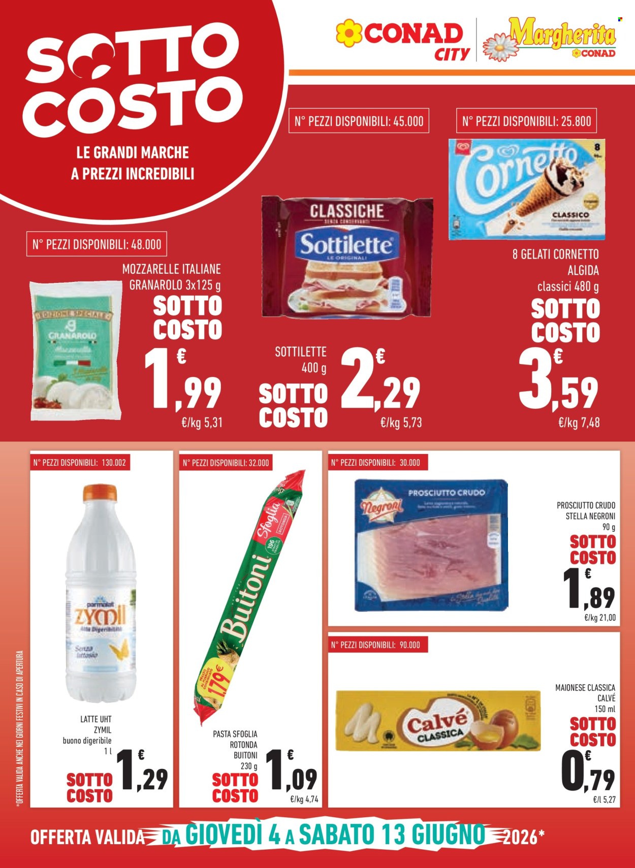 Leták Margherita Conad - 4.6.2026 - 16.6.2026. Strana 4