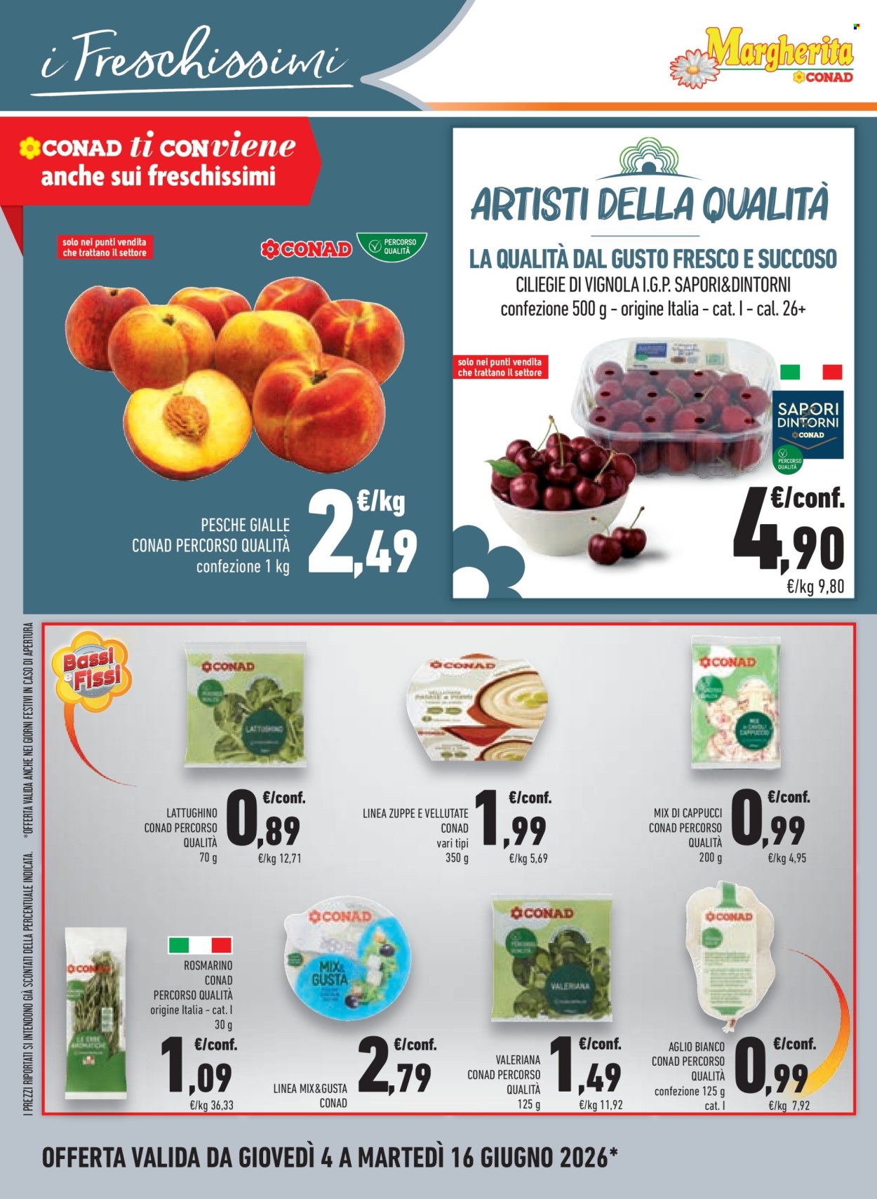 Leták Margherita Conad - 4.6.2026 - 16.6.2026. Strana 16