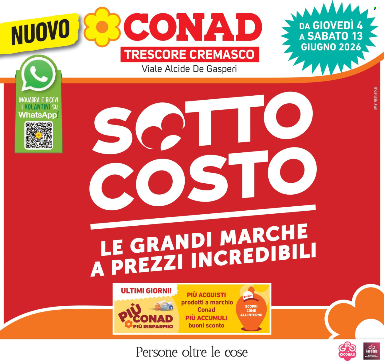 Leták Conad - 4.6.2026 - 16.6.2026. Strana 1