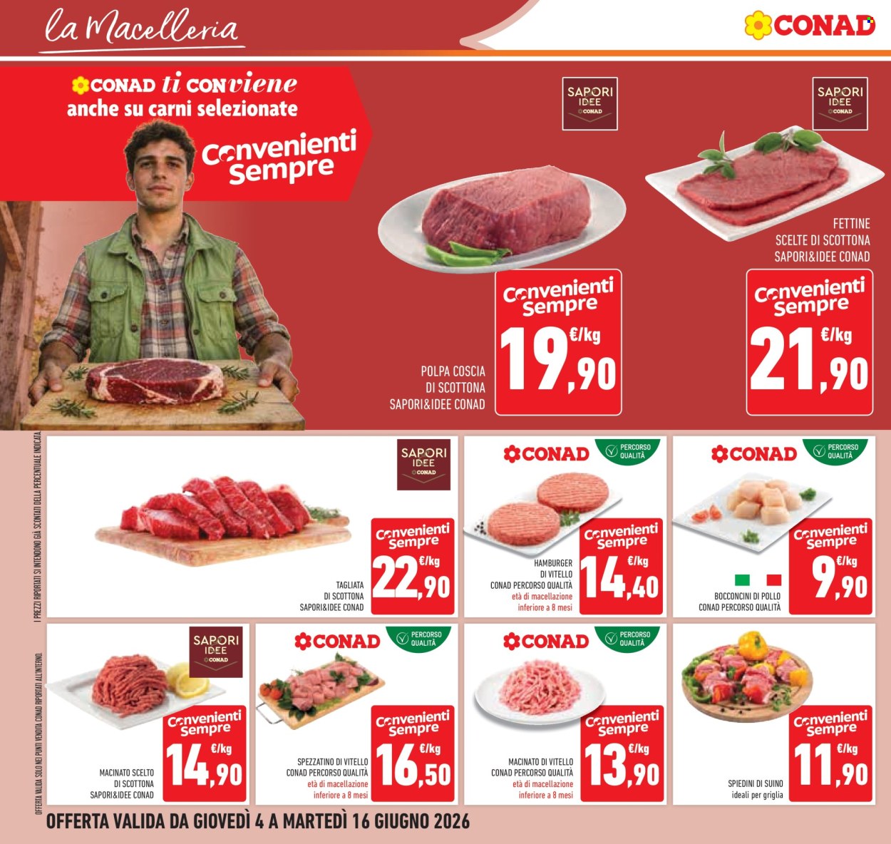 Leták Conad - 4.6.2026 - 16.6.2026. Strana 16