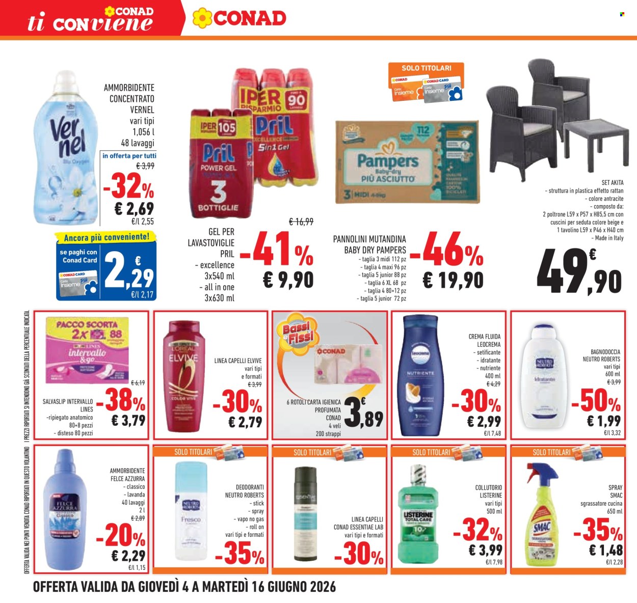 Leták Conad - 4.6.2026 - 16.6.2026. Strana 26