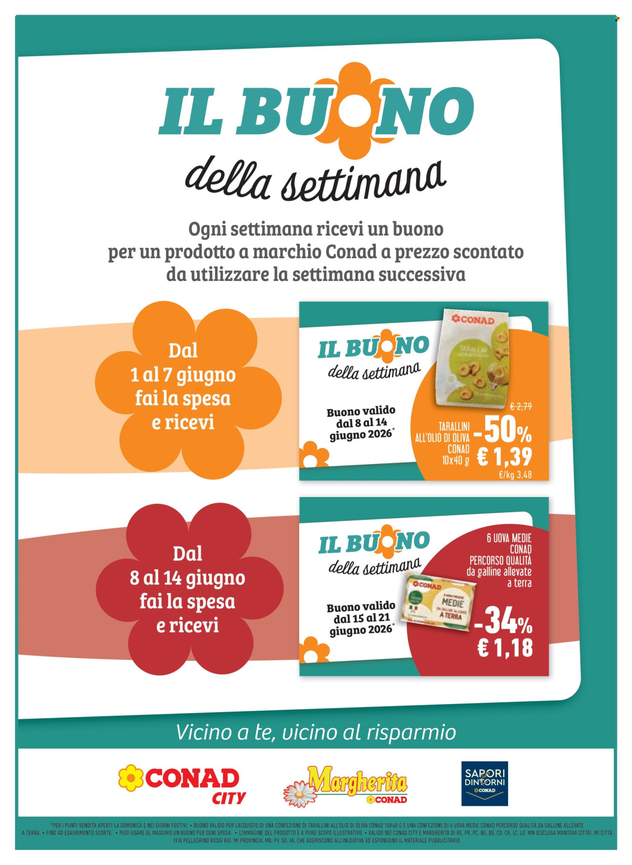 Volantino Margherita Conad - 4/6/2026 - 16/6/2026. Pagina 19