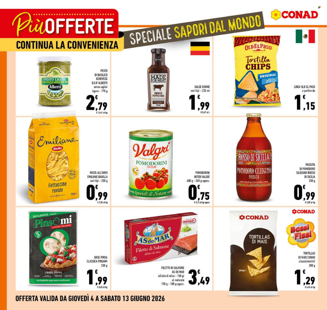 Volantino Conad - 4/6/2026 - 13/6/2026. Pagina 1