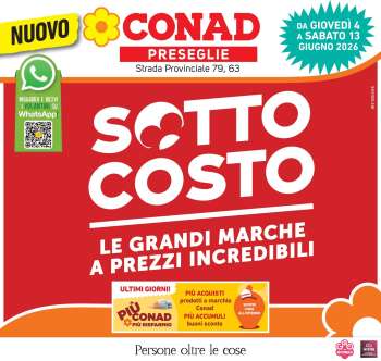 Volantino Conad - 4/6/2026 - 16/6/2026.