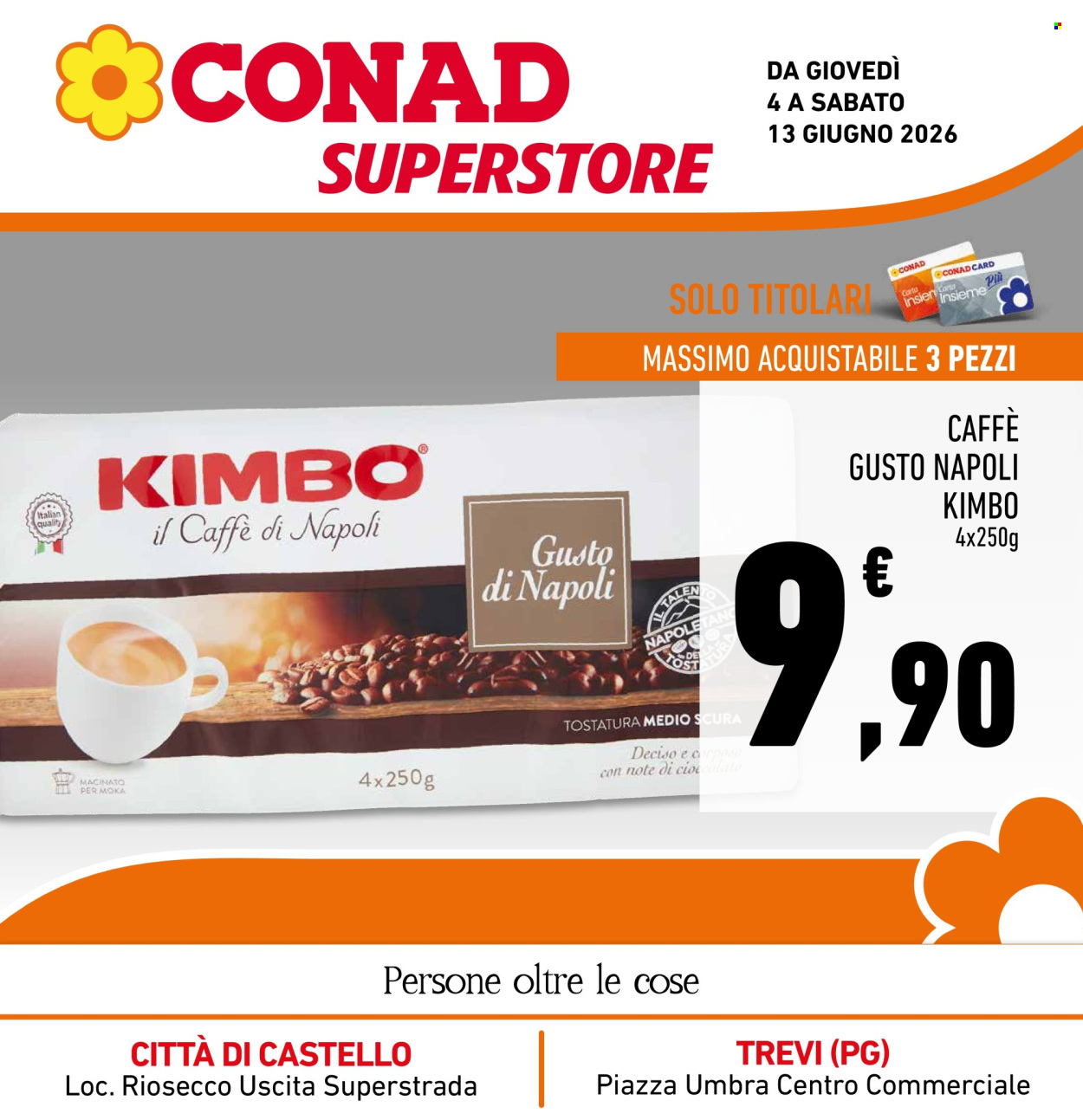 Leták Conad Superstore - 4.6.2026 - 13.6.2026. Strana 1