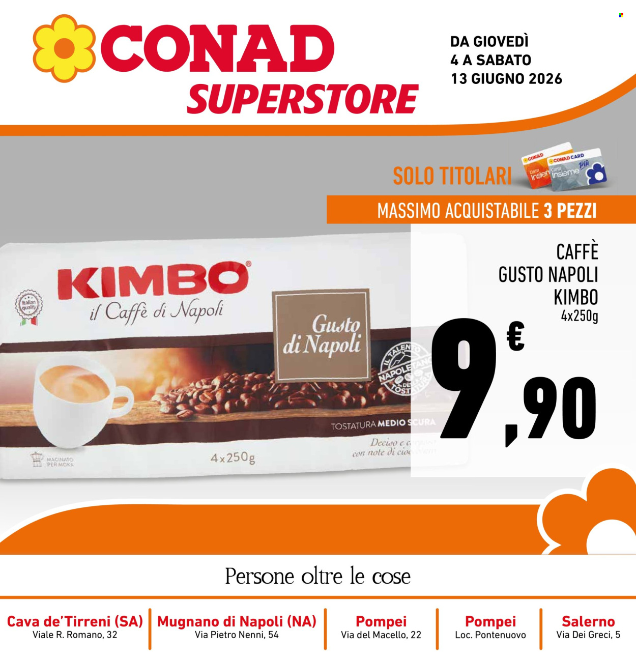 Leták Conad Superstore - 4.6.2026 - 13.6.2026. Strana 1