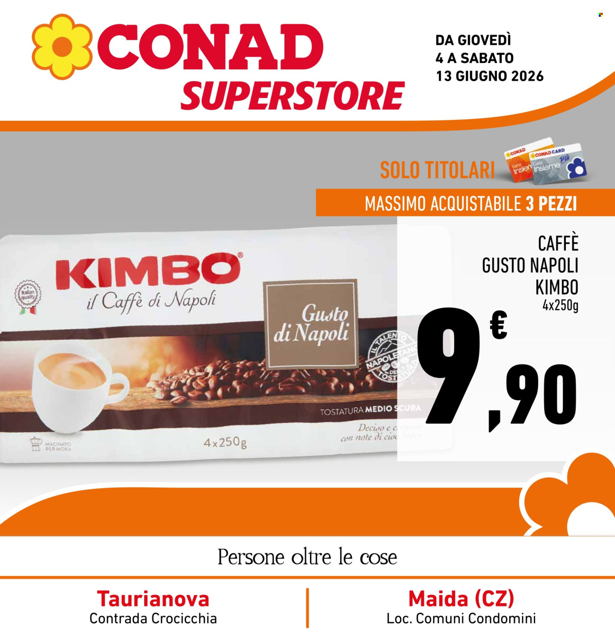 Volantino Conad Superstore - 4/6/2026 - 13/6/2026. Pagina 1