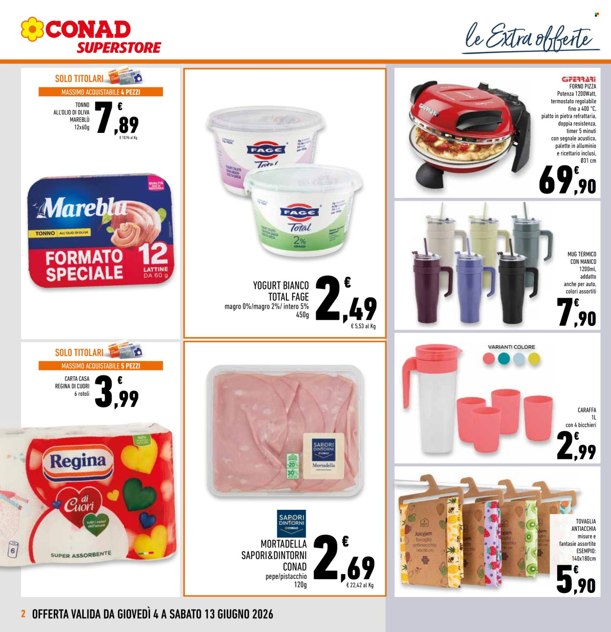 Leták Conad Superstore - 4.6.2026 - 13.6.2026. Strana 2