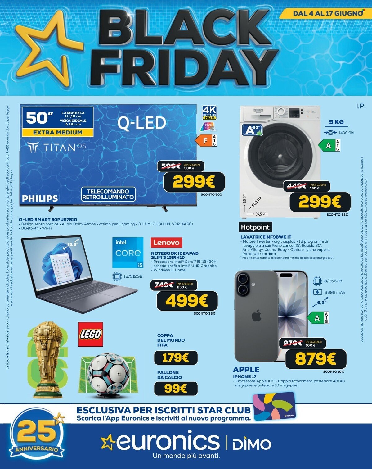 Volantino Euronics - 4/6/2026 - 17/6/2026. Pagina 1