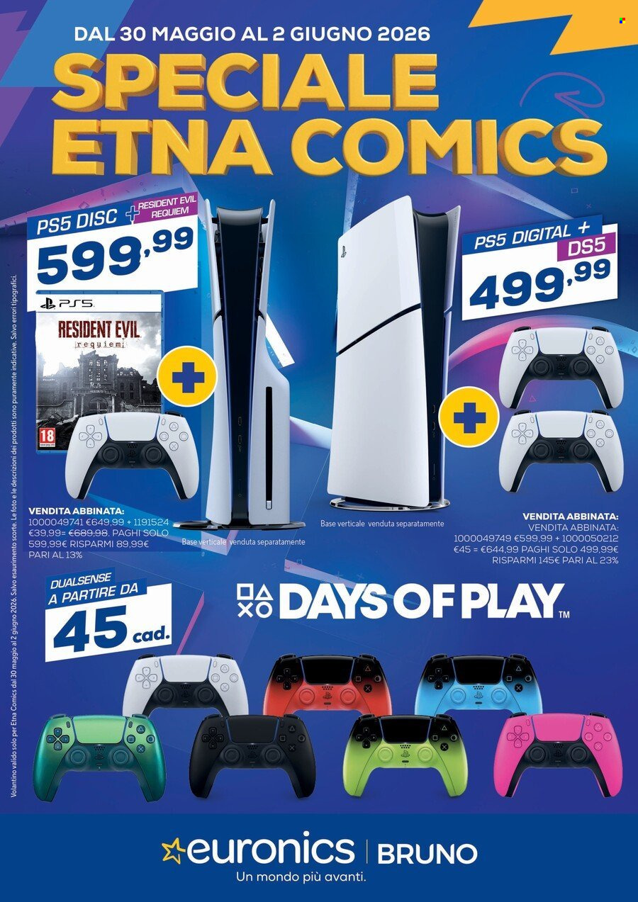 Volantino Euronics - 30/5/2026 - 2/6/2026. Pagina 1