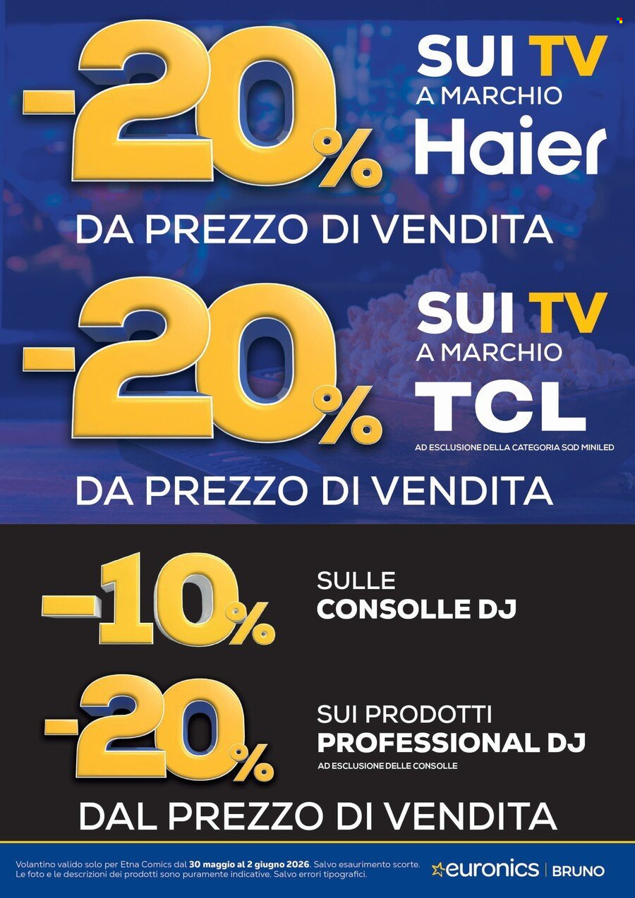 Volantino Euronics - 30/5/2026 - 2/6/2026. Pagina 11