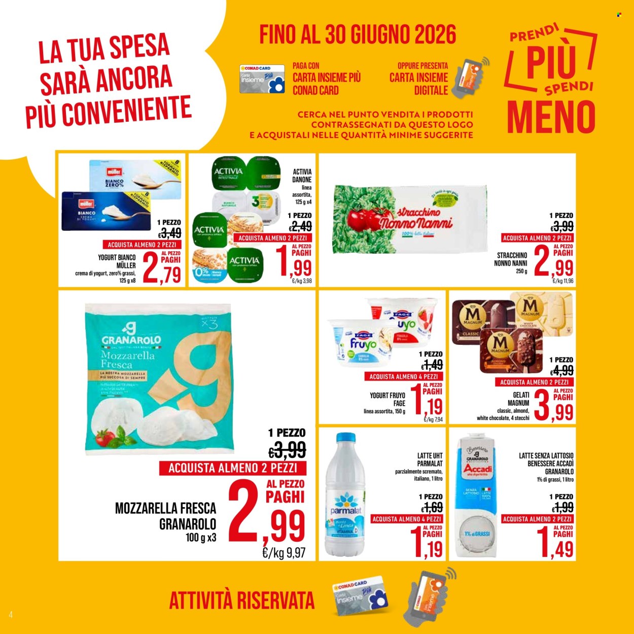 Volantino Spesa Facile Conad - 1/6/2026 - 30/6/2026. Pagina 4