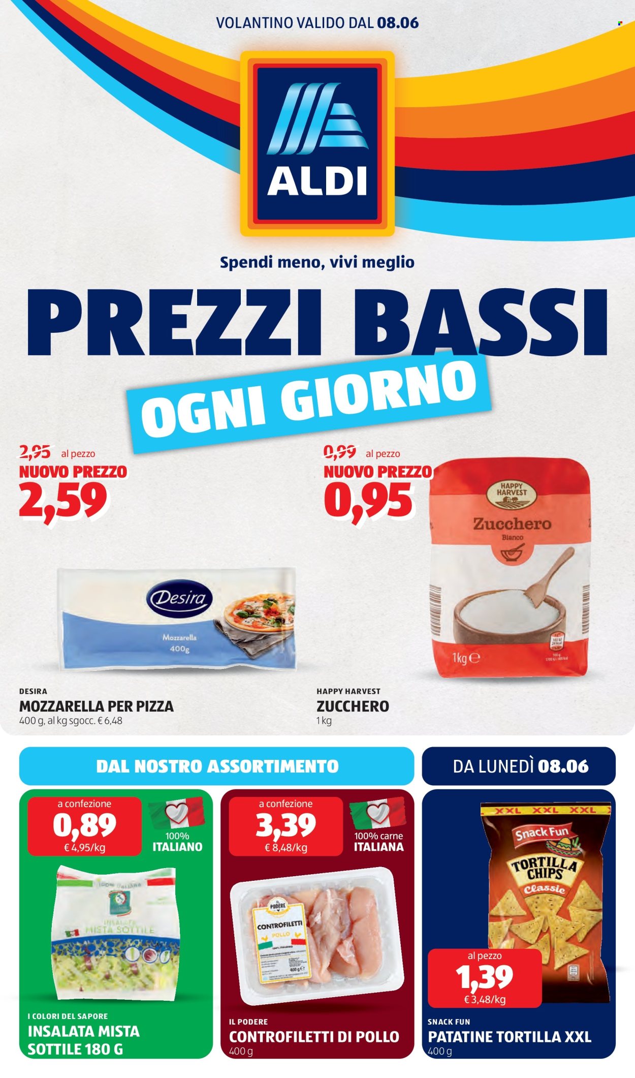 Volantino Aldi - 8/6/2026 - 14/6/2026. Pagina 1