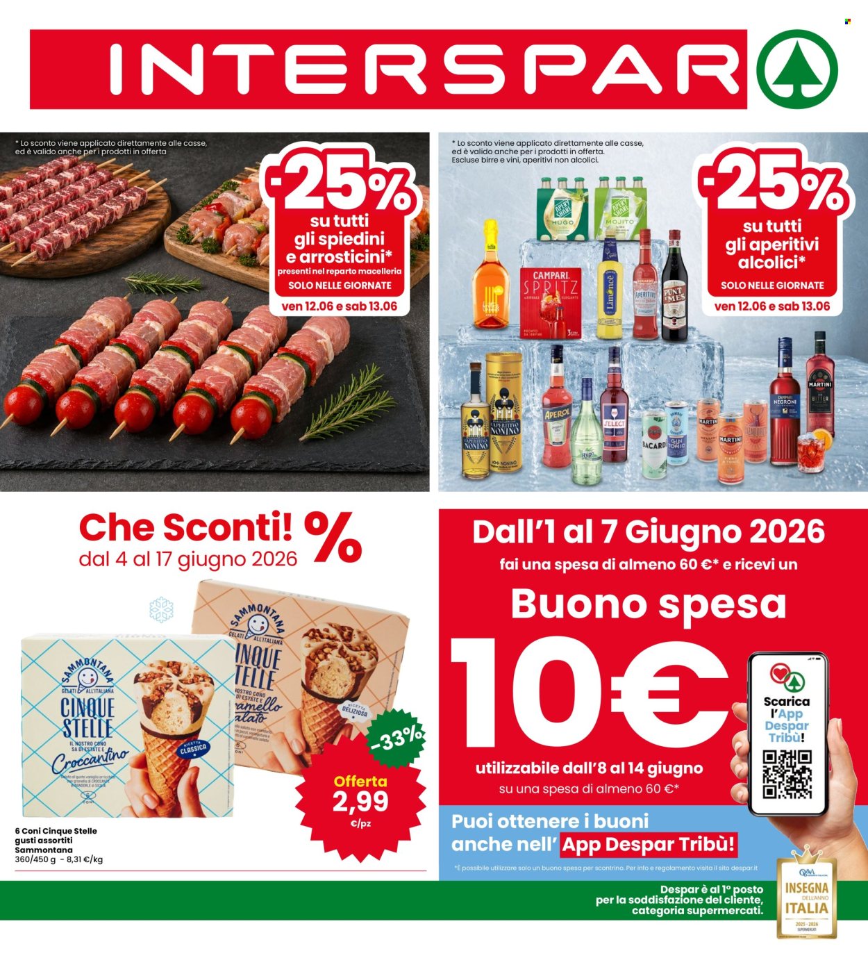 Volantino Interspar - 4/6/2026 - 17/6/2026. Pagina 1