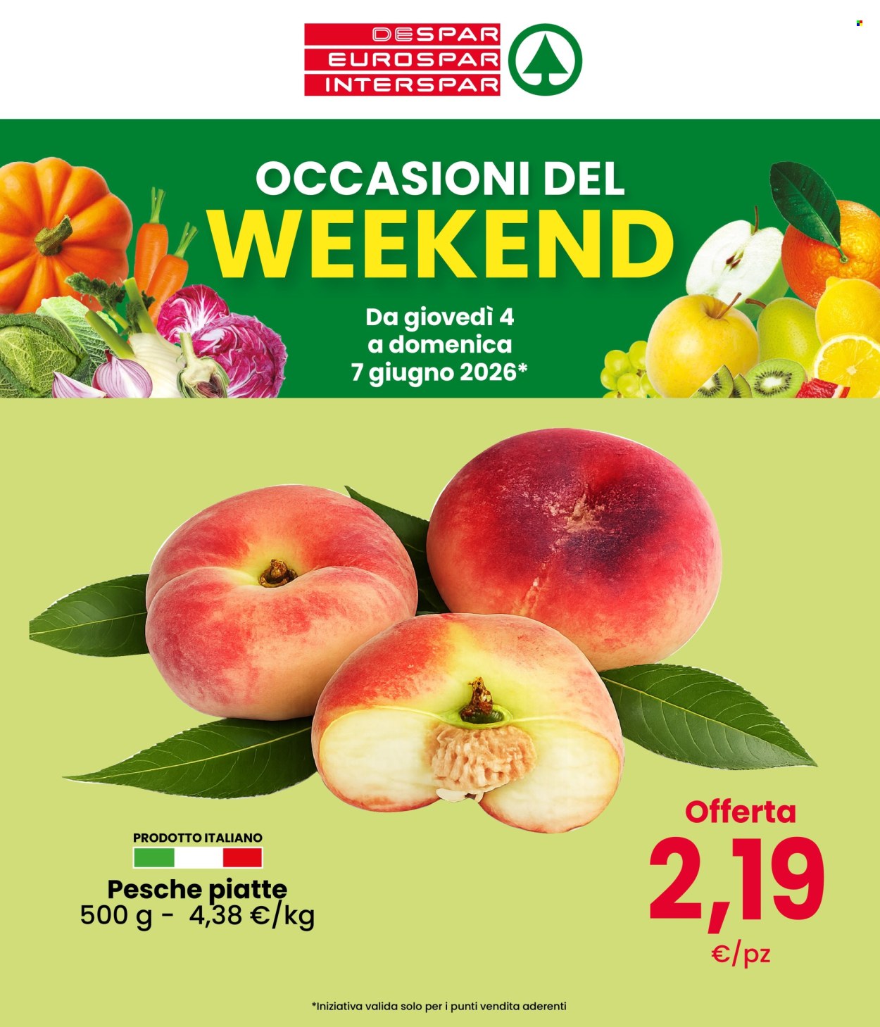 Volantino Eurospar - 4/6/2026 - 7/6/2026. Pagina 1