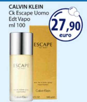 CALVIN KLEIN Ck Escape Uomo Edt Vapo