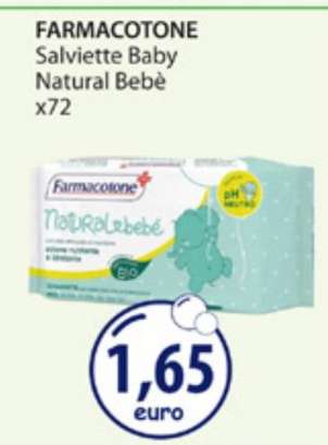 FARMACOTONE Salviette Baby Natural Bebè x72