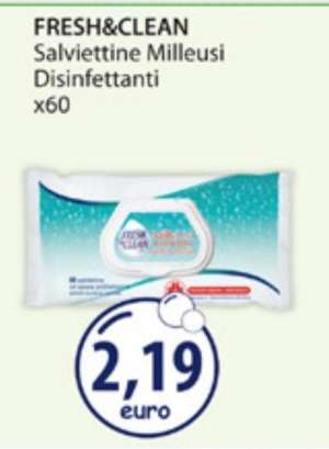 FRESH&CLEAN Salviettine Milleusi Disinfettanti x60