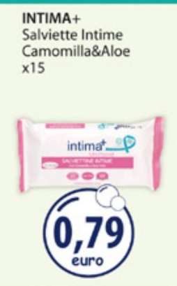 INTIMA+ Salviette Intime Camomilla&Aloe x15