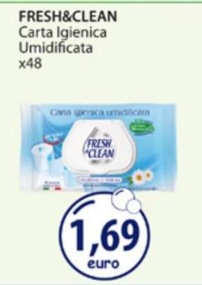 FRESH&CLEAN Carta Igienica Umidificata x48