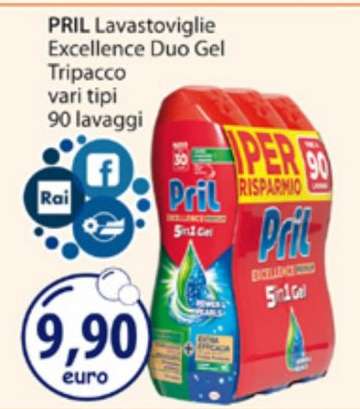 PRIL Lavastoviglie Excellence Duo Gel