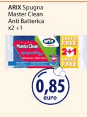 ARIX Spugna Master Clean Anti Batterica x2 +1