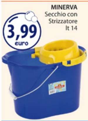 MINERVA Secchio con Strizzatore lt 14