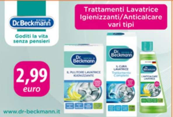 Dr. Beckmann Trattamenti Lavatrice Igienizzanti/Anticalcare